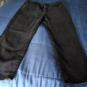 Lee Relaxed fit black jeans.